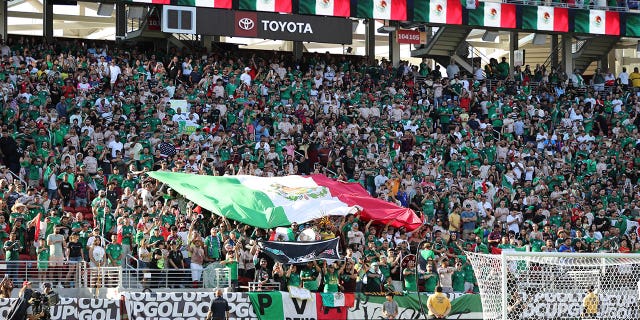 Fans of Mexico at Levi's Stadium