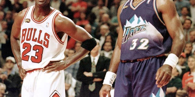Michael Jordan Chicago Bulls final