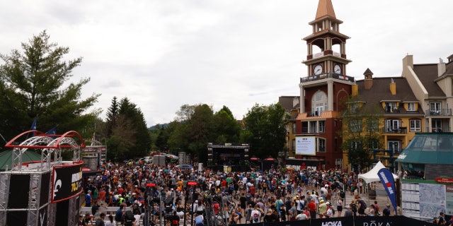 Athletes at Mont-Tremblant, Quebec, Canada.