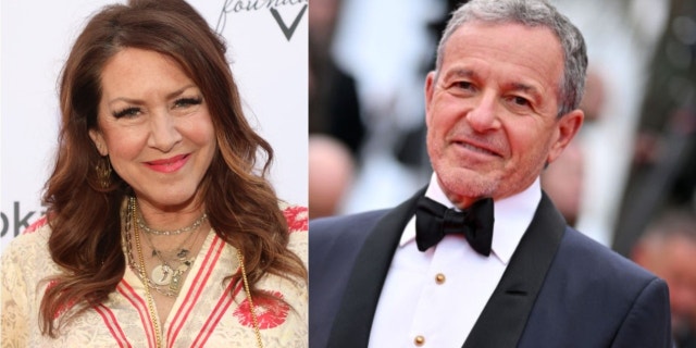 Joely Fisher and Bob Iger