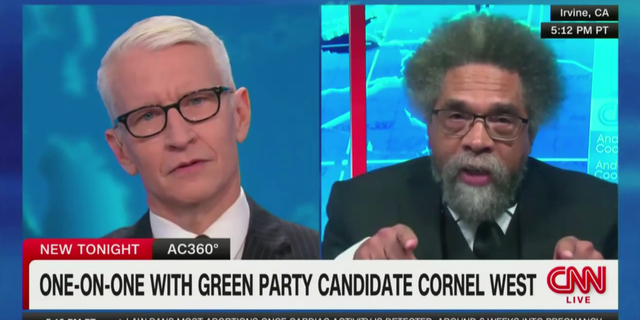 Anderson Cooper and Cornel West