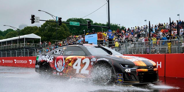 Noah Gragson in water