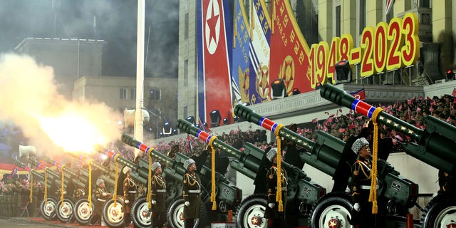 North Korea military parade in Pyongyang