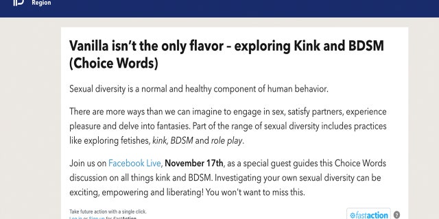 PLanned Parenthood sexual diversity
