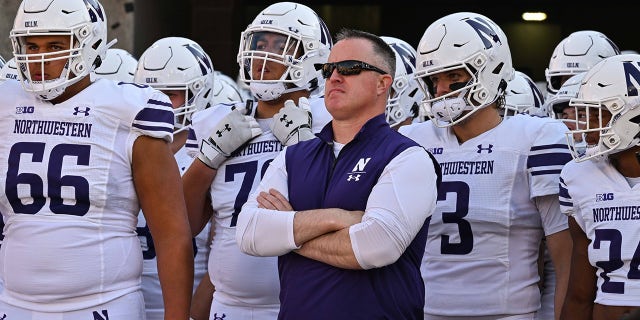 Pat Fitzgerald enters the field