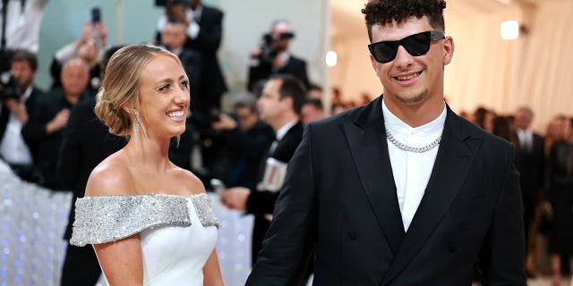 Brittany Mahomes and Patrick Mahomes at the Met Gala