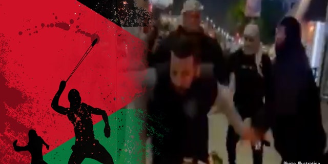 Palestinian mob attacks jews hate crime los angeles