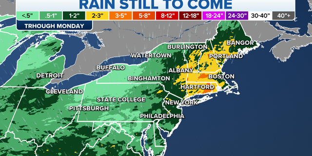Northeast rain forecast