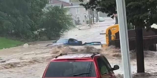 Pennsylvania flooding outside of Philadelphia