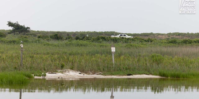 A general view of Gilgo Beach