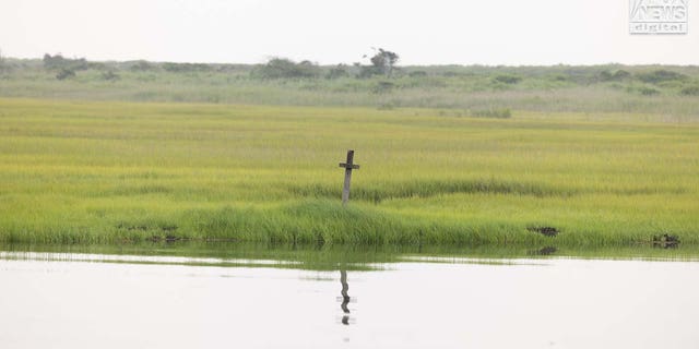 A general view of Gilgo Beach