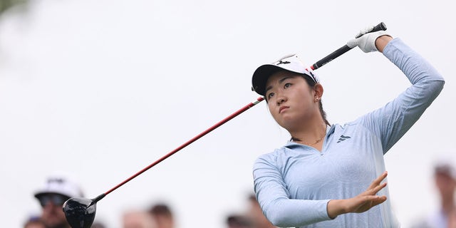 Rose Zhang on 18th hole