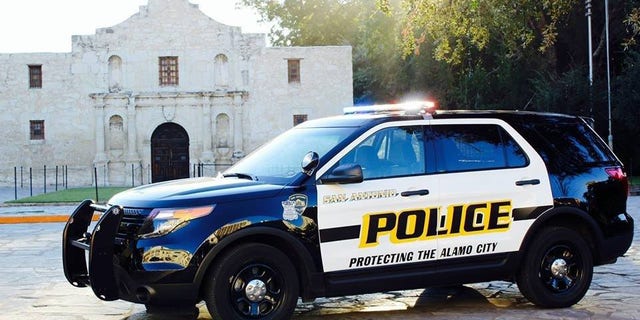 San Antonio Police Department vehicle