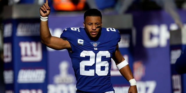 Saquon Barkley contra los Colts