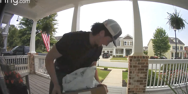 Son gets mom's packages for her