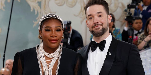 Serena Williams and Alexis Ohanian