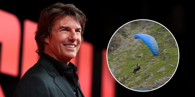 Tom Cruise speedflying for new movie