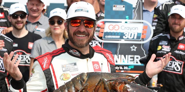 Martin Truex Jr. presented with a Lobster