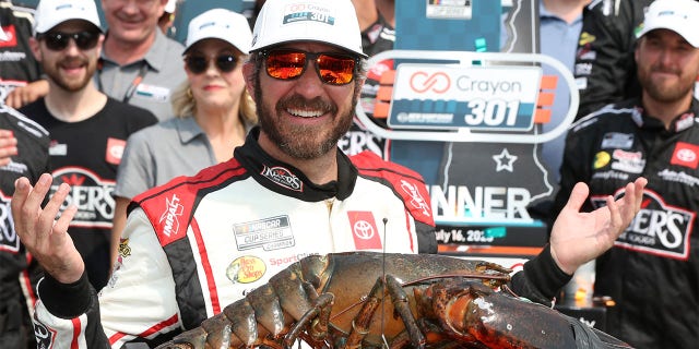 Martin Truex Jr. presented with a Lobster