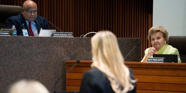 Dr. Katherine Roxanne Grawe addresses medical board