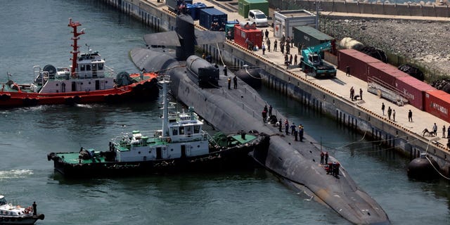 US submarine in South Korea