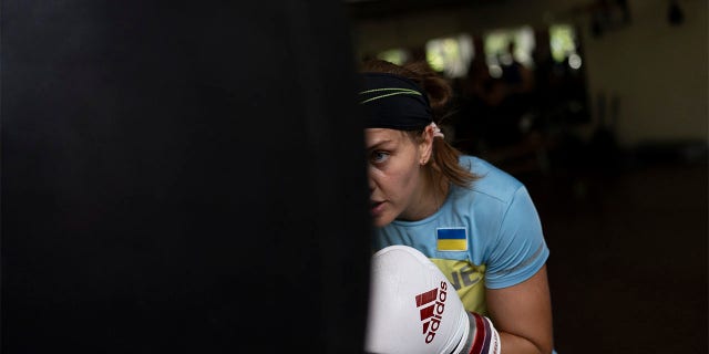 Anna Lysenko trains