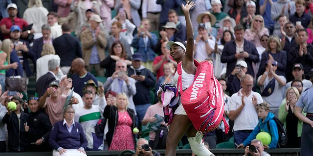 Venus Williams waves