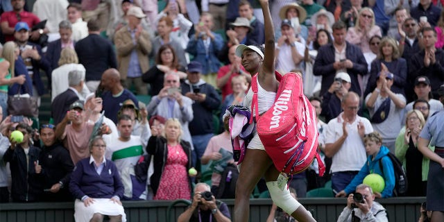 Venus Williams waves