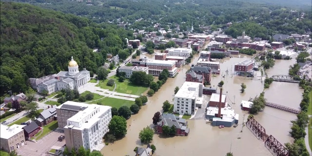 Northeast flooding in Vermont
