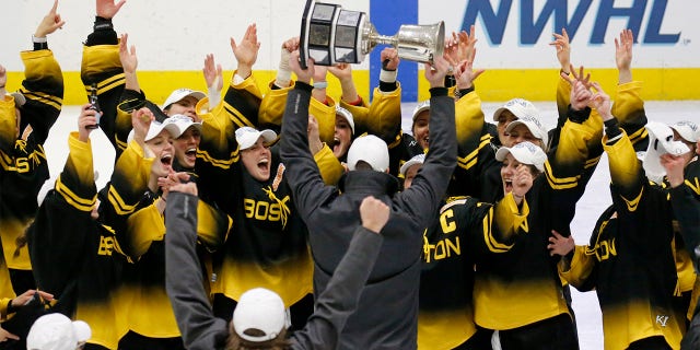 Paul Mara hoists NWHL Isobel Cup