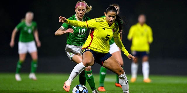 Ireland and Columbia during a WWC friendly