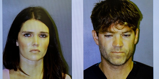 mug shot of Cerissa Riley and Dr. Grant Robicheaux