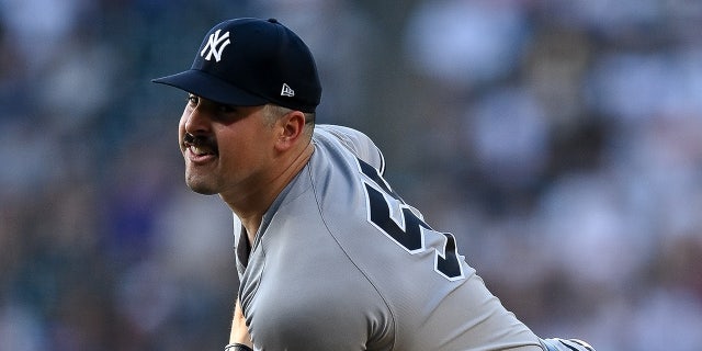 Carlos Rodon on mound