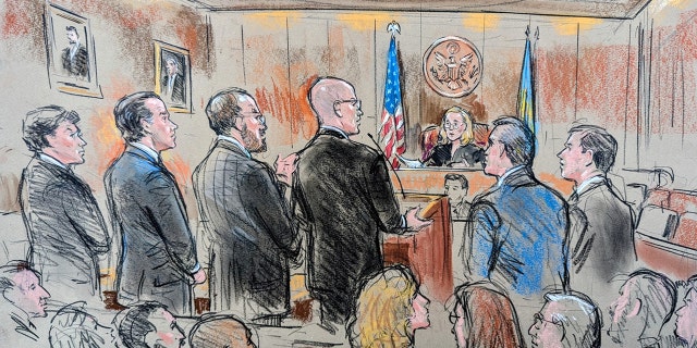 Hunter Biden court sketch