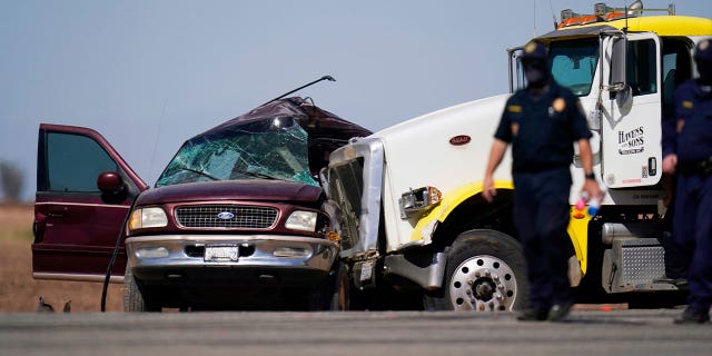 scene of a deadly crash
