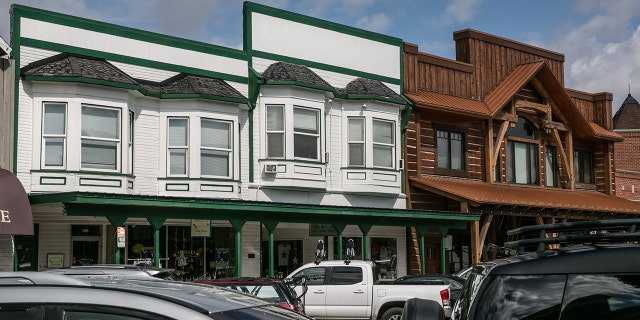 Shops in downtown Whitefish, Montana