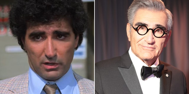 Eugene Levy then and now split