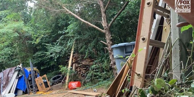 Items seen piled in Craig Heuermann's South Carolina property