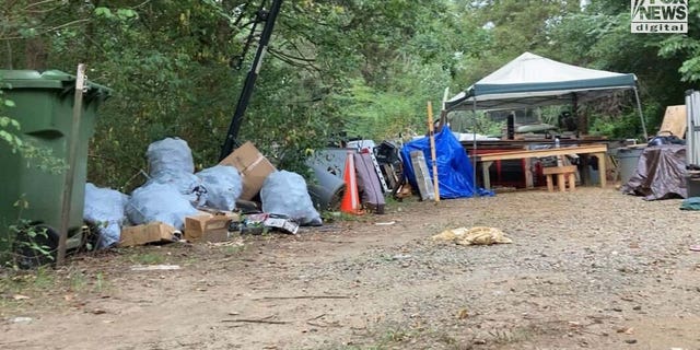 Items seen piled in Craig Heuermann's South Carolina property