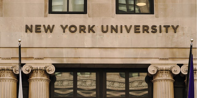 New York University sign
