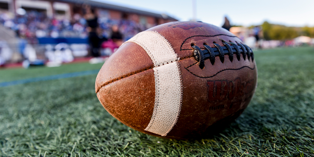 Football on the field