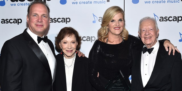 Garth Brooks, Trisha Yearwood, Jimmy Carter at ASCAP Country Music Awards