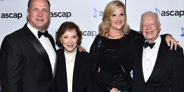 Garth Brooks, Trisha Yearwood, Jimmy Carter at ASCAP Country Music Awards
