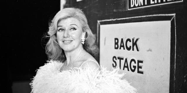 Ginger Rogers backstage on Broadway