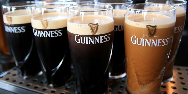 Glasses of Guinness