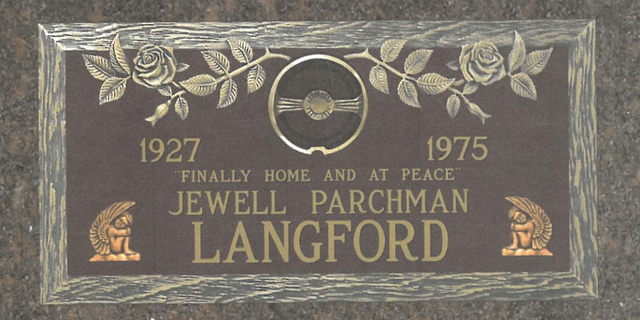 Langford grave site