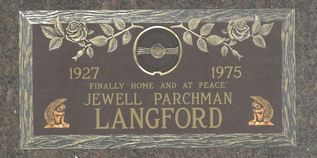 Langford grave site