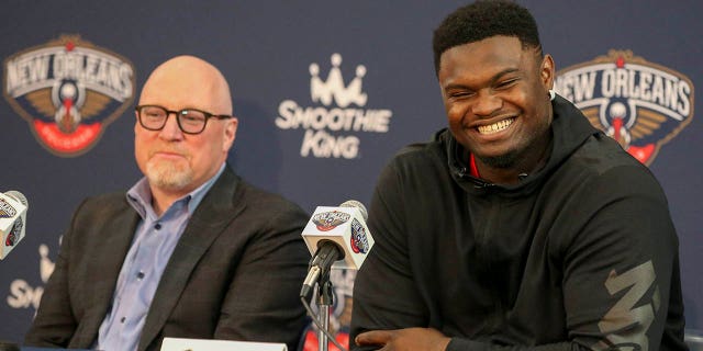 David Griffin and Zion Williamson