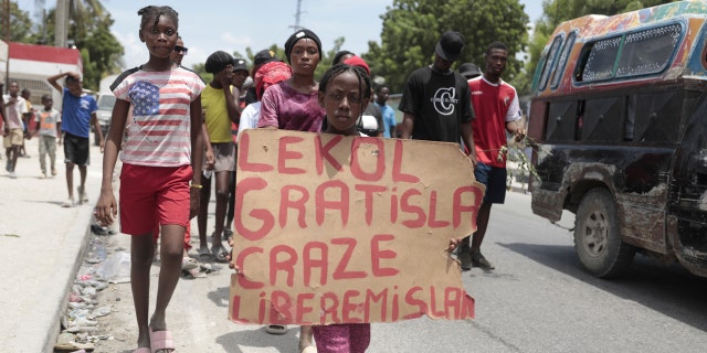 Dorsainvil protest