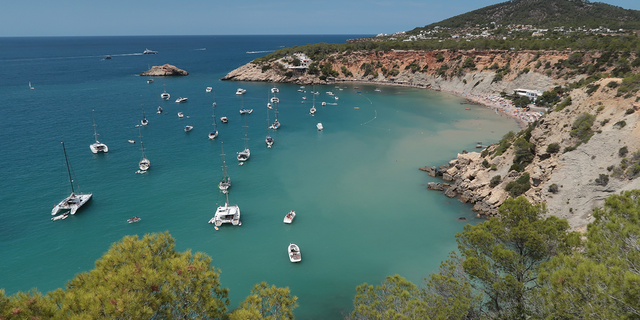 Boats near Ibiza